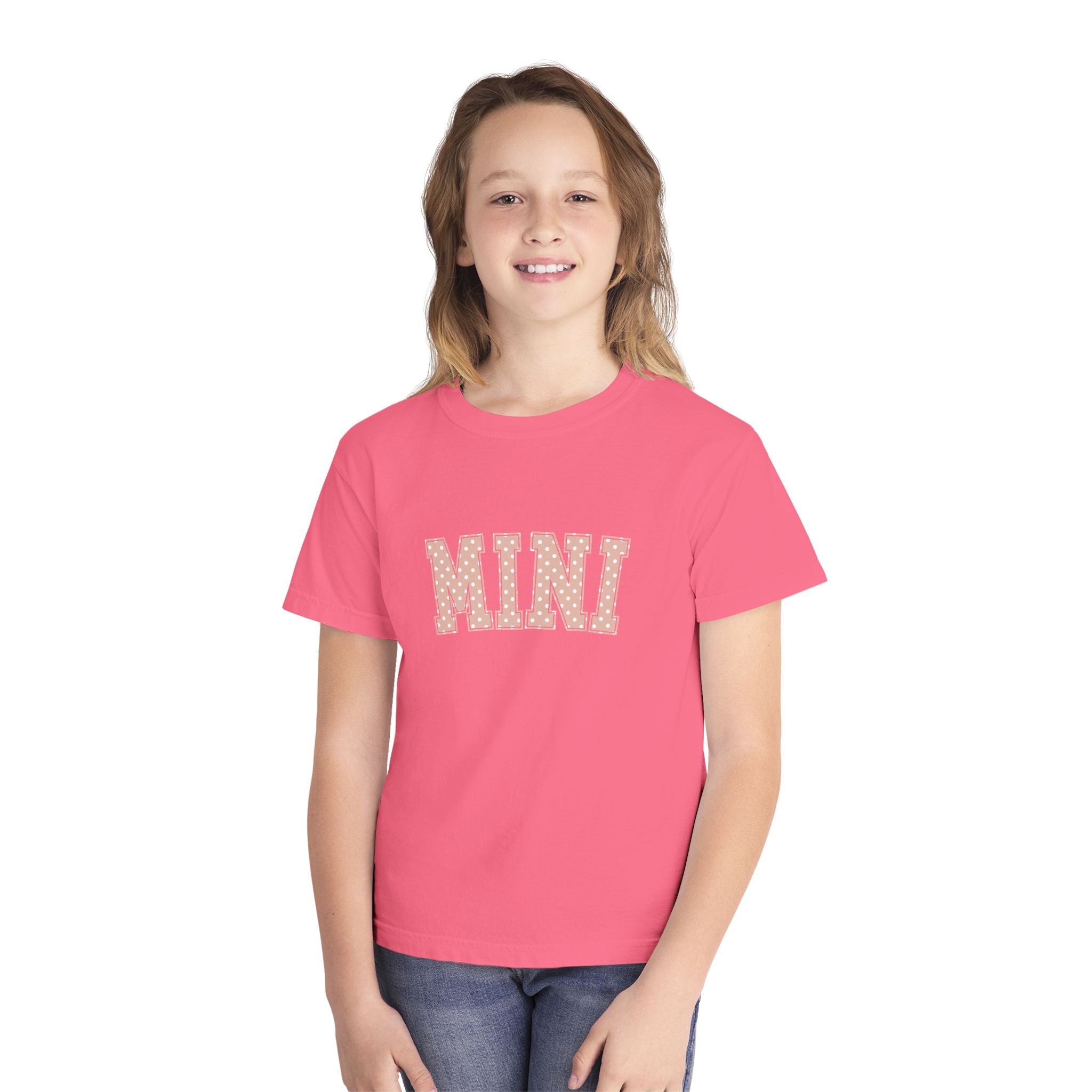 mini polka dot kids tee