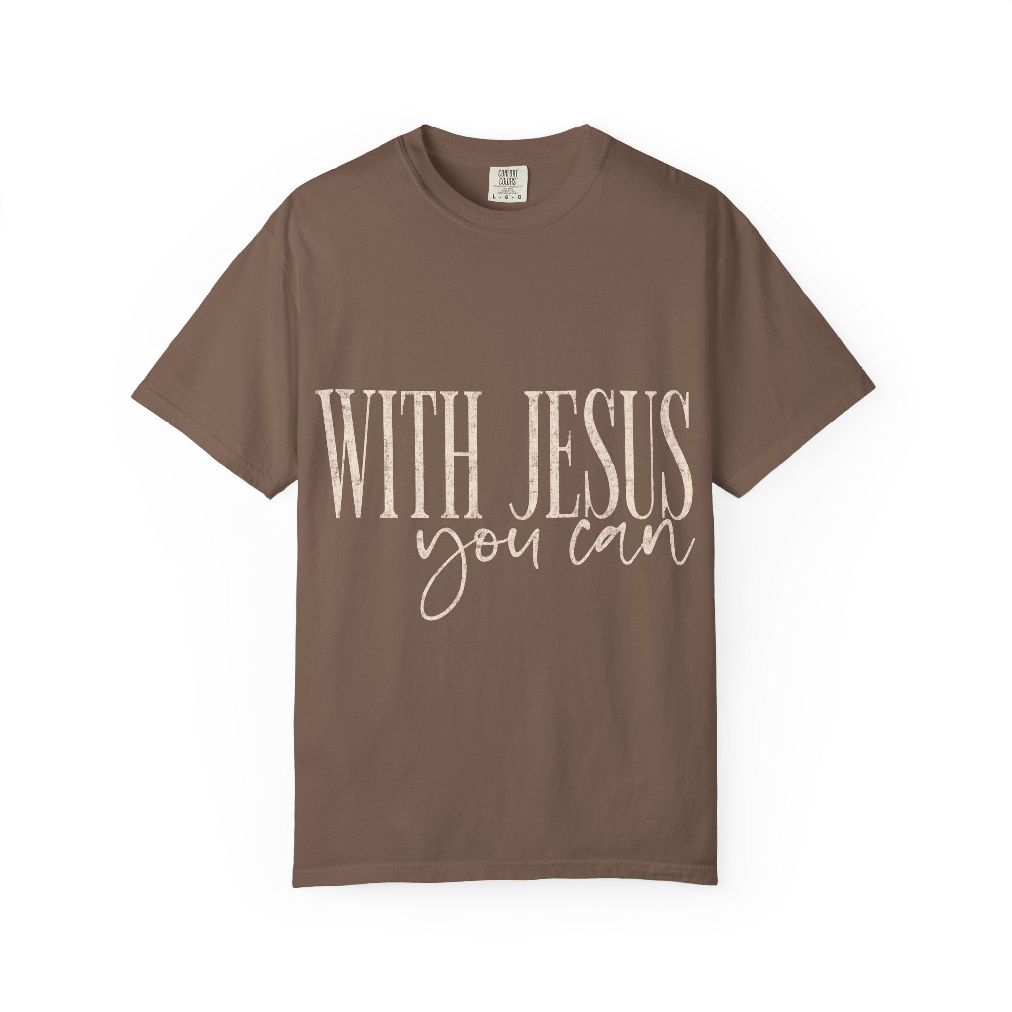 with jesus you can tee